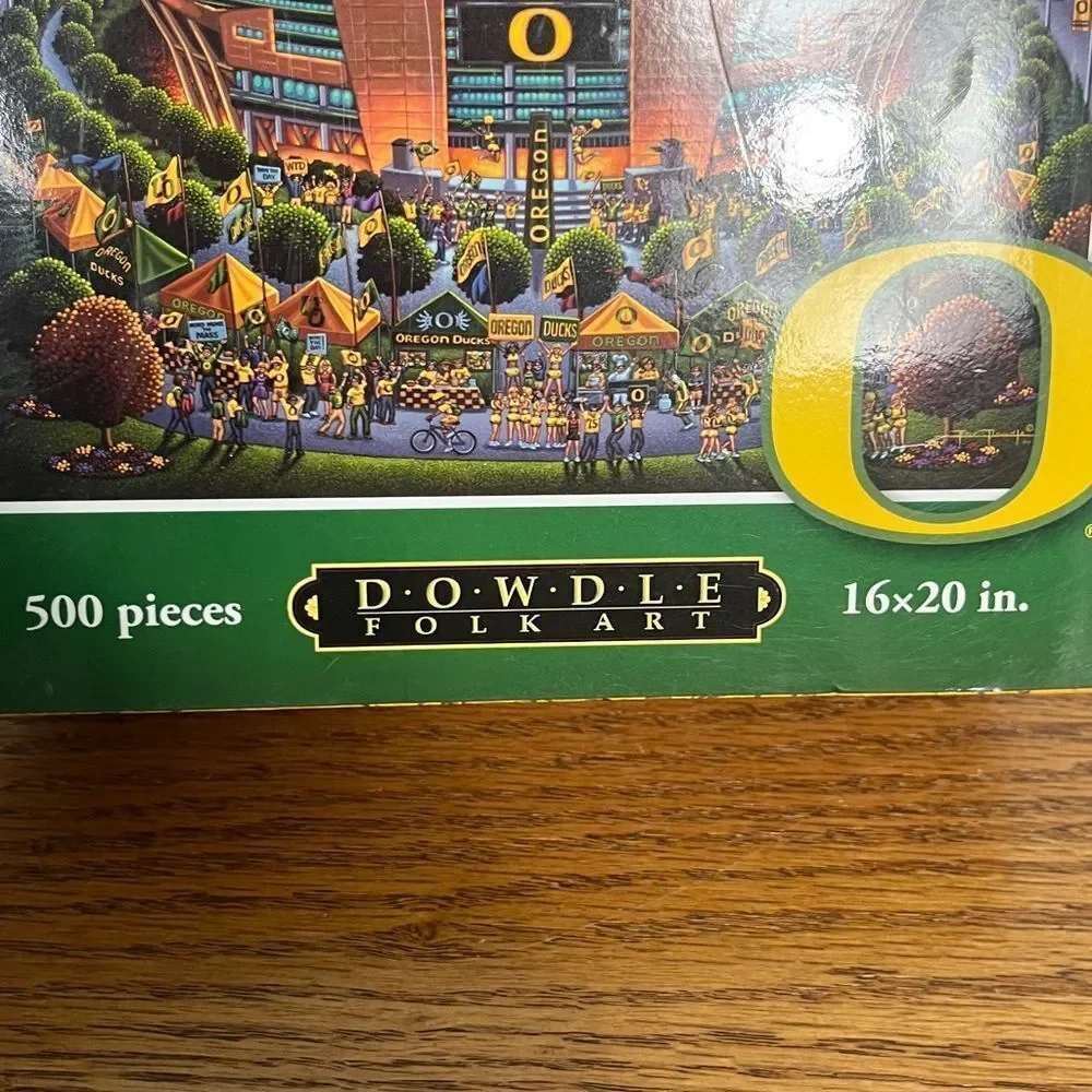 Eric Dowdle Puzzle University of Oregon 500 Pieces EUC 16x20”